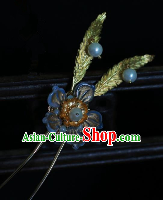 Traditional Chinese Hanfu Flower Hair Clip Hair Accessories Ancient Imperial Consort Hairpins for Women