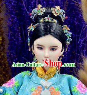 Chinese Ancient Ming Dynasty Imperial Consort Hairpins Traditional Hanfu Hair Accessories for Women
