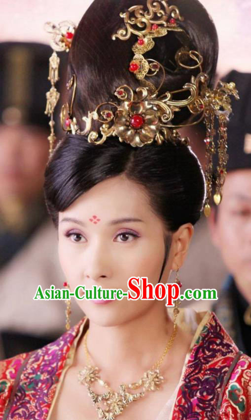 Traditional Chinese Handmade Hanfu Hairpins Ancient Tang Dynasty Imperial Consort Hair Accessories for Women