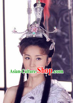 Handmade Chinese Phoenix Coronet Traditional Hanfu Hairpins Ancient Ming Dynasty Princess Hair Accessories for Women