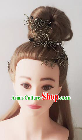 Handmade Chinese Palace Princess Hair Claw Hairpins Ancient Traditional Hanfu Hair Accessories for Women