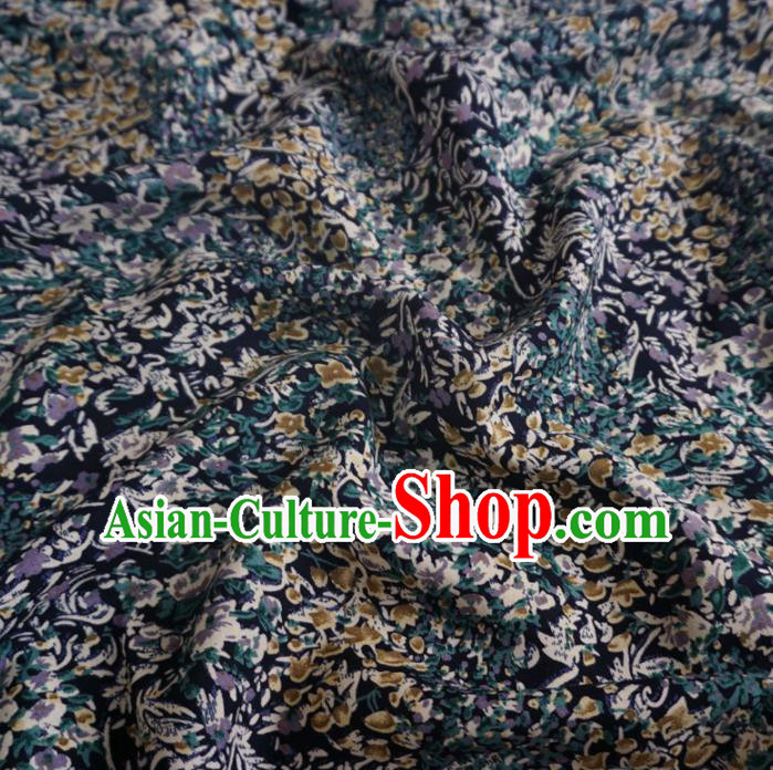 Asian Chinese Traditional Pattern Design Watered Gauze Cheongsam Silk Fabric Chinese Fabric Material