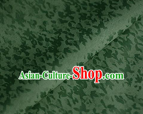 Chinese Classical Pattern Green Brocade Cheongsam Silk Fabric Chinese Traditional Satin Fabric Material