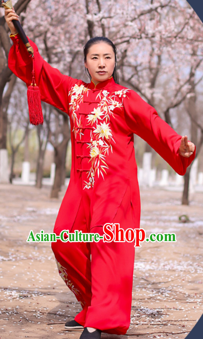 Top Chinese Traditional Competition Championship Tai Chi Taiji Kung Fu Wing Chun Kungfu Tai Ji Gong Fu Master Suit Clothing Complete Set