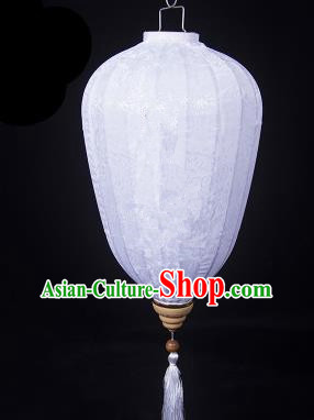 Handmade Traditional Chinese Lantern Ceiling Lamp White Lanterns New Year Lantern