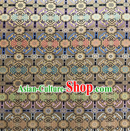Chinese Traditional Pattern Design Satin Silk Fabric Bronze Song Brocade Tang Suit Drapery Material