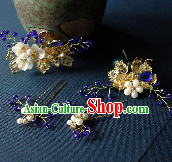 China Ancient Princess Hair Claw Hairpins Chinese Traditional Hanfu Hair Accessories for Women