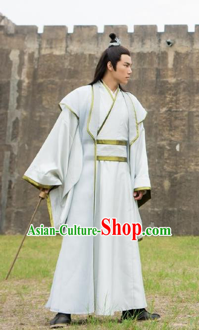 Drama The Legend of Deification Chinese Ancient Shang Dynasty Crown Prince Yin Jiao Costume for Men