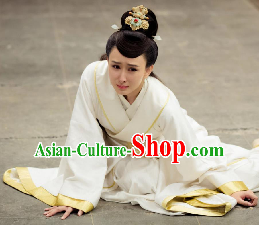 Chinese Ancient Shang Dynasty Queen Jiang Drama The Legend of Deification Costume for Women