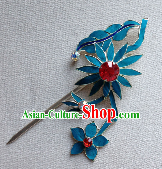 Chinese Ancient Court Princess Sunflowers Hairpins Traditional Beijing Opera Diva Hair Accessories for Adults