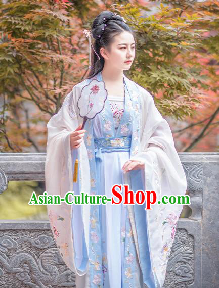 Chinese Ancient Ming Dynasty Princess Hanfu Dress Antique Traditional Court Lady Historical Costume for Women