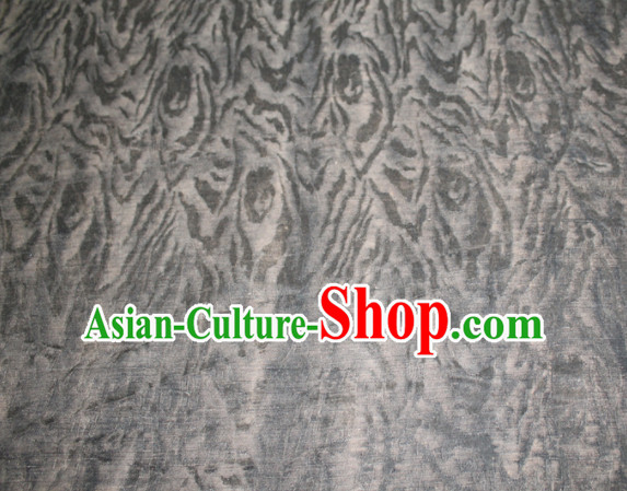 Asian Chinese Cheongsam Classical Pattern Grey Gambiered Guangdong Gauze Satin Drapery Brocade Traditional Brocade Silk Fabric