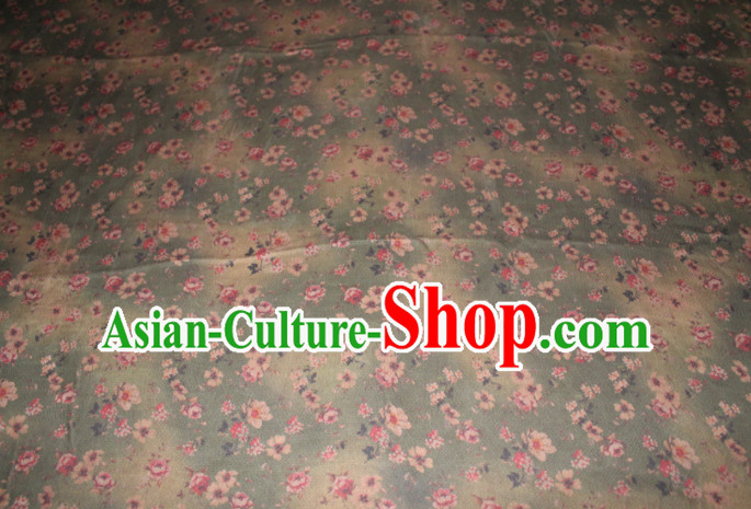 Chinese Traditional Cheongsam Classical Plum Pattern Gambiered Guangdong Gauze Asian Satin Drapery Brocade Silk Fabric