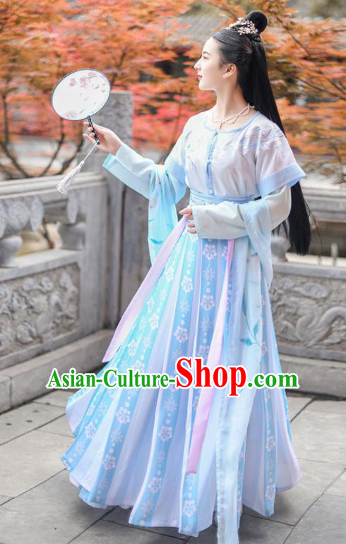 Chinese Ancient Tang Dynasty Princess Hanfu Dress Antique Traditional Court Lady Historical Costume for Women