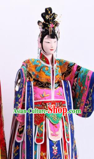 Traditional Chinese Handmade Empress Puppet Marionette Puppets String Puppet Wooden Image Arts Collectibles