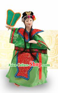 Chinese Traditional Princess Iron Fan Marionette Puppets Handmade Puppet String Puppet Wooden Image Arts Collectibles
