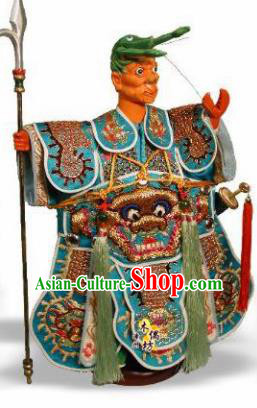 Traditional Chinese Shrimp Soldier Marionette Puppets Handmade Puppet String Puppet Wooden Image Arts Collectibles