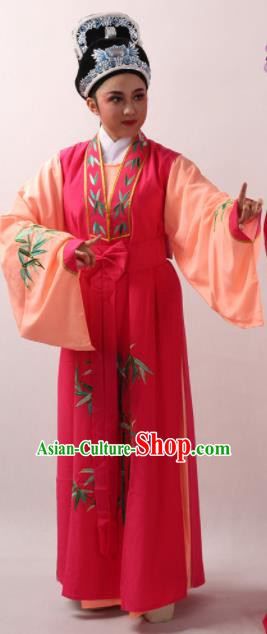 Traditional Chinese Shaoxing Opera Niche Li Menglong Costume Ancient Scholar Clothing for Men