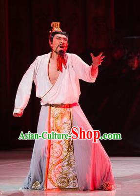 Traditional Chinese Classical Dance Confucius Costume Drama King Dance Clothing for Men