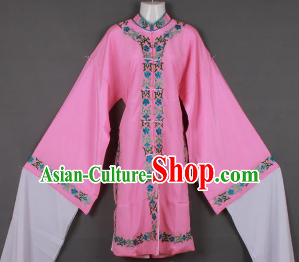 Professional Chinese Shaoxing Opera Pink Blouse Ancient Traditional Peking Opera Diva Costume for Women