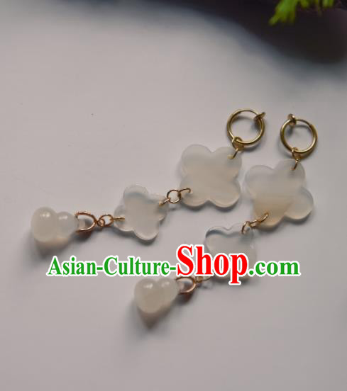 Chinese Ancient Princess Ear Accessories Traditional Hanfu Earrings for Women