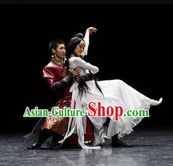 Beautiful Chinese Dance Yan Hua Yi Leng Costume Traditional Palace Dance Classical Dance Dress for Women
