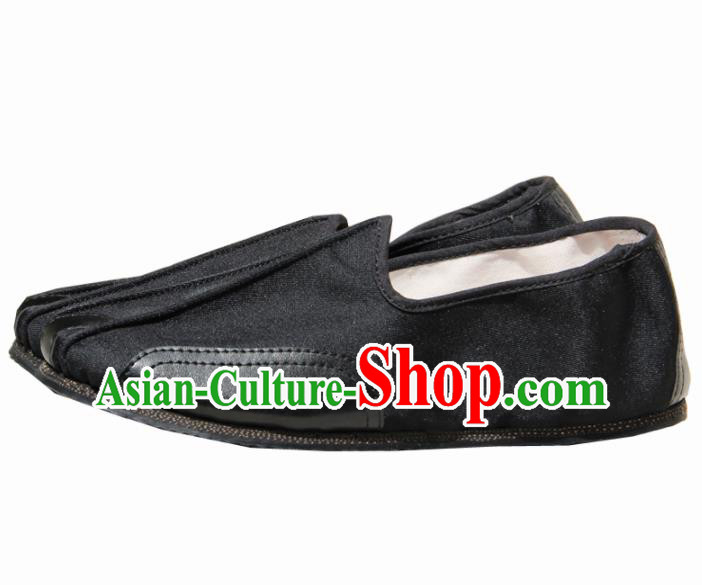 Chinese Handmade Traditional Martial Arts Black Shoes Tai Chi Kung Fu Shoes for Men