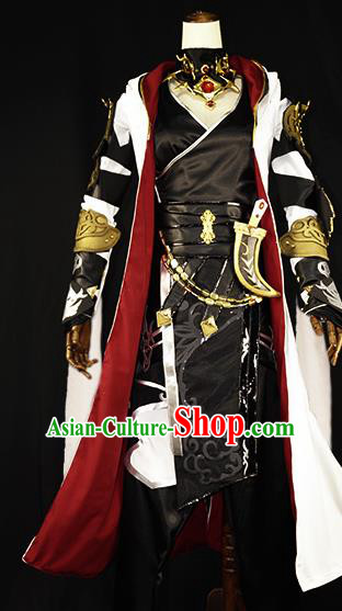 Chinese Ancient Cosplay Young Knight Clothing Traditional Hanfu Swordsman Costume for Men