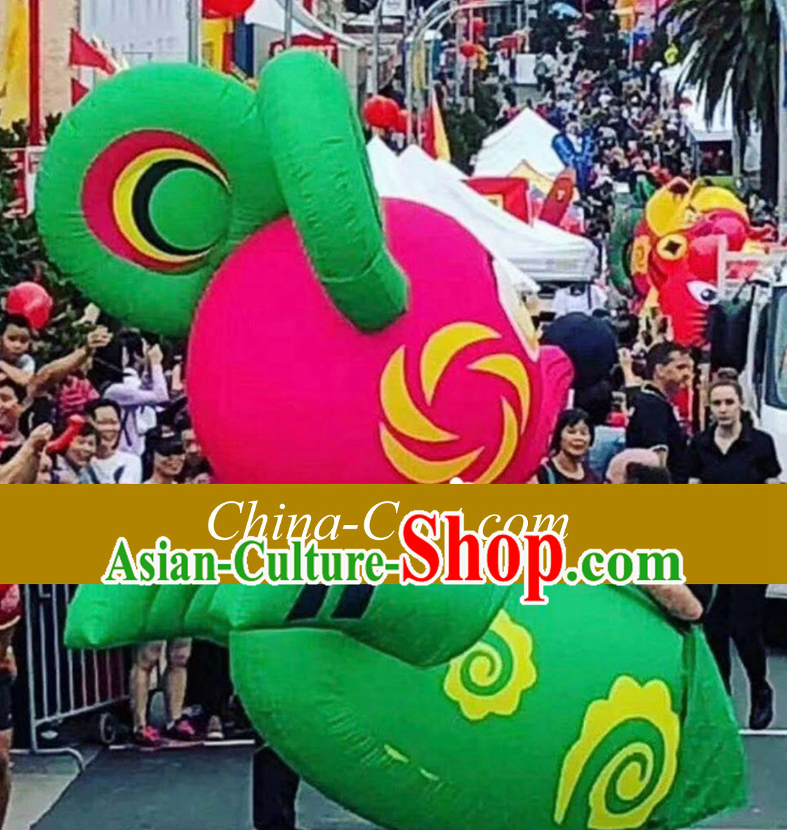Chinese New Year Decorations Parade Giant Inflatable Lucky Rat Complete Set