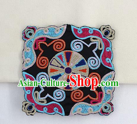 Chinese Ancient Handmade Embroidered Patch Accessories Traditional Embroidery Appliqu Craft for Women