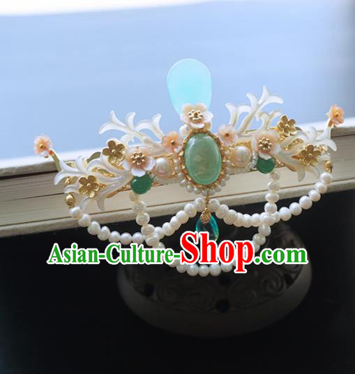 Chinese Ancient Princess Hairpins Hair Crown Traditional Handmade Hanfu Hair Accessories for Women