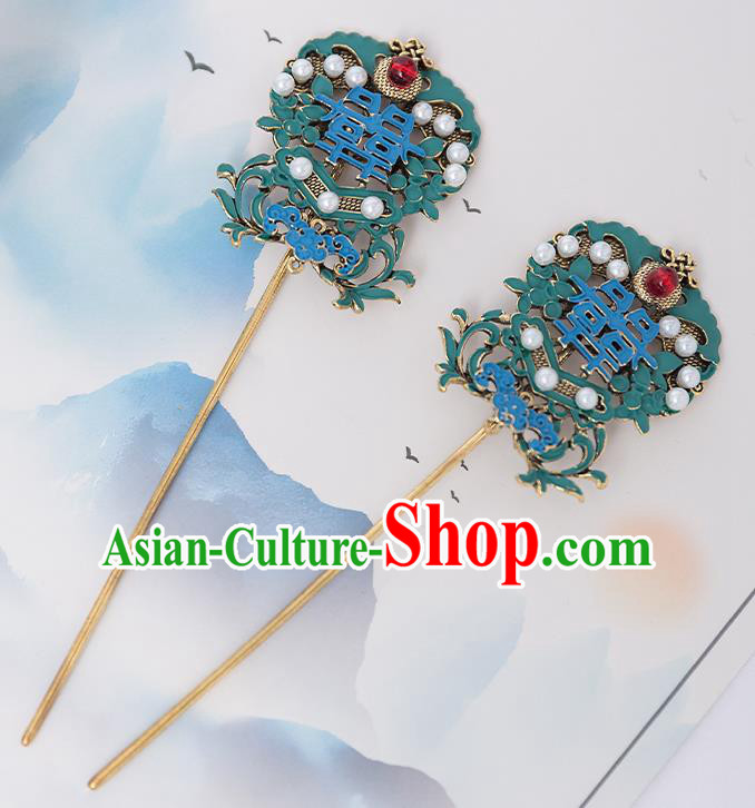 Top Chinese Traditional Palace Hair Clip Handmade Hanfu Hairpins Hair Accessories for Women