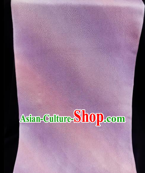 Chinese Traditional Classical Pattern Design Lilac Silk Fabric Asian China Cheongsam Silk Material