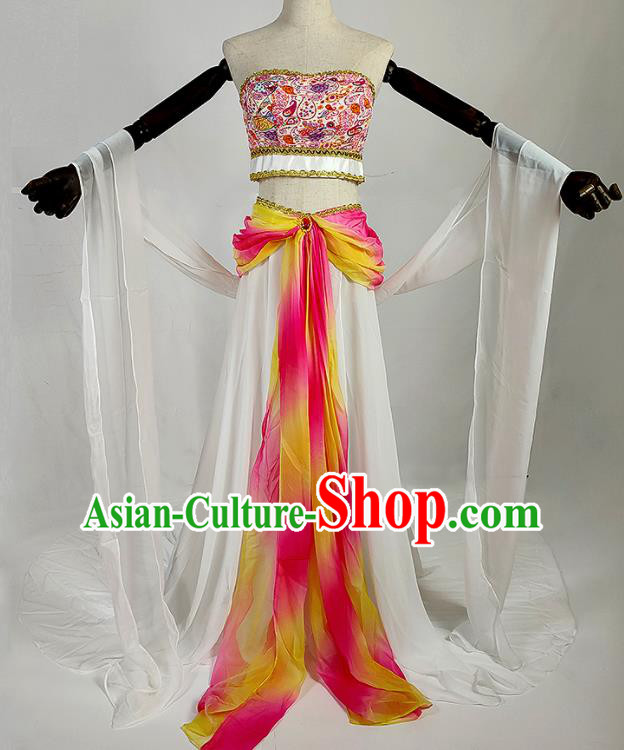 Chinese Traditional Classical Dance Dress Ancient Tang Dynasty Court Lady Costumes for Women