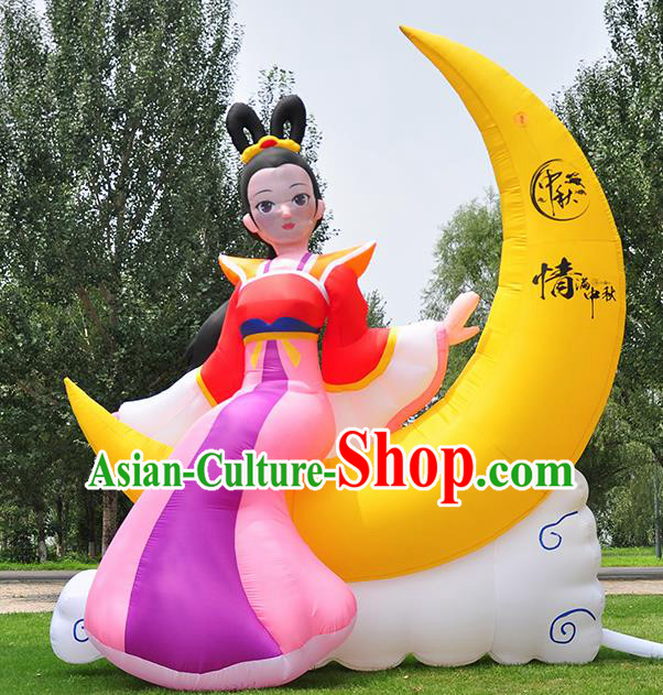 Large Halloween Inflatable Models Moon Goddess Chang E Inflatable Arches