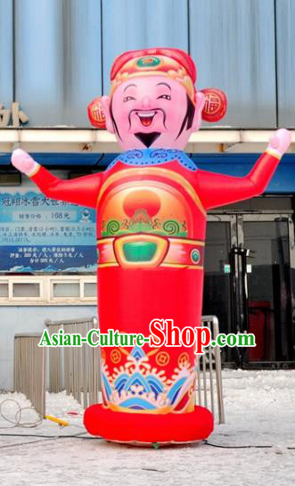 Large Chinese Inflatable God of Wealth Tumbler Models Inflatable Arches Archway