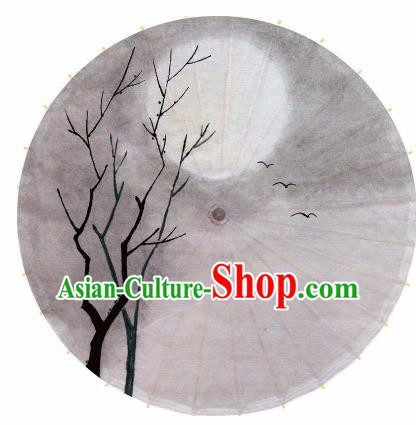 Chinese Traditional Painting Deadwood Oil Paper Umbrella Artware Paper Umbrella Classical Dance Umbrella Handmade Umbrellas