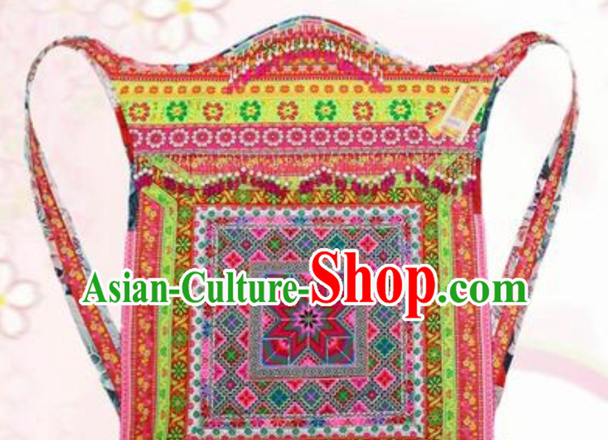 Hmong Clothing Miao Tribe Traditional Baby Carriage Collection