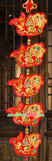 China New Year Pendant Decorations Spring Festival Lucky Fish Accessories