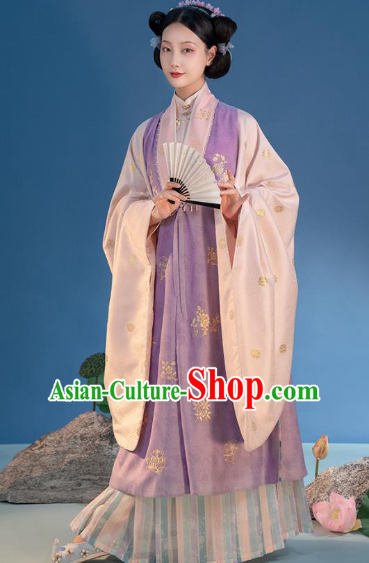 China Ancient Princess Costumes Traditional Nobility Women Clothing Ming Dynasty Court Hanfu Dress