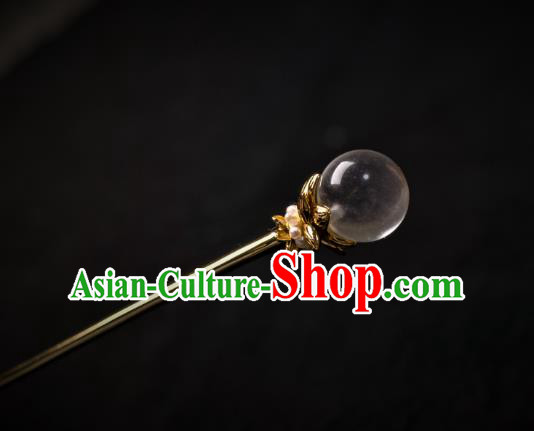 China Ming Dynasty Princess Albite Hair Sticks Ancient Palace Lady Hair Accessories Golden Hairpins