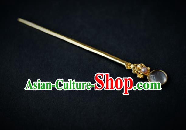 China Traditional Tang Dynasty Court Hair Accessories Ancient Princess Albite Hair Stick Hairpin