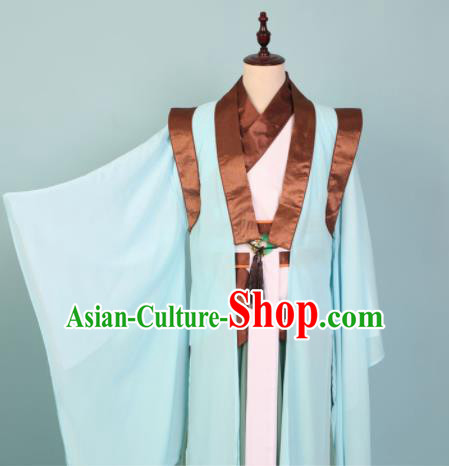 Chinese Traditional Classical Dance Clothing Confucius Dance Stage Show Costume for Men