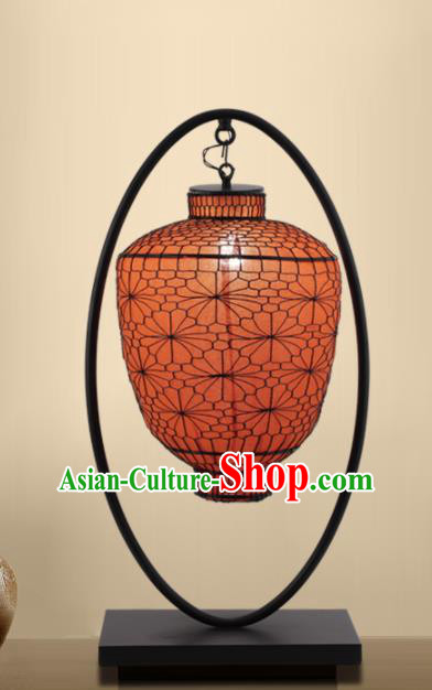 Chinese Traditional Iron Desk Lantern Handmade Lamp Palace Lanterns