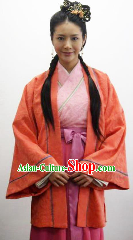Chinese Traditional Ming Dynasty Civilian Lady Hanfu Dress Ancient Drama Female Swordsman Historical Costumes for Women