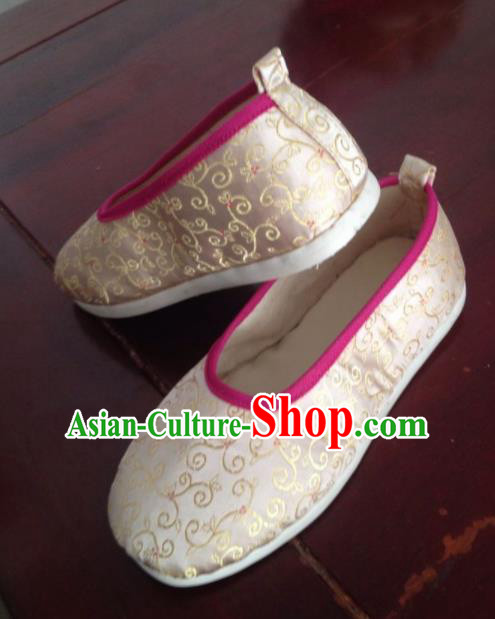 Asian Chinese Traditional Wedding White Satin Shoes Princess Shoes Opera Shoes Hanfu Shoes for Women