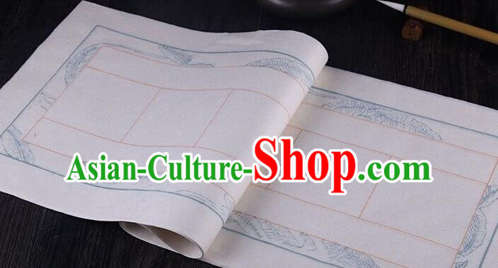 Chinese Traditional Spring Festival Couplets White Paper Handmade Couplet Calligraphy Writing Batik Art Paper