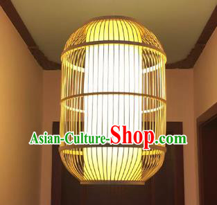 Chinese Traditional Bamboo Weaving Palace Lanterns Handmade Hanging Lantern Lamp