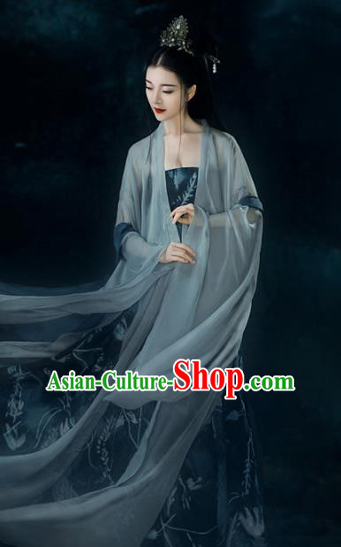 Chinese Ancient Royal Infanta Hanfu Dress Traditional Tang Dynasty Palace Princess Costumes for Women