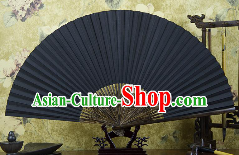 Traditional Chinese Hand Painting Lan Ting Preface Mulberry Paper Fan China Accordion Folding Fan Oriental Fan